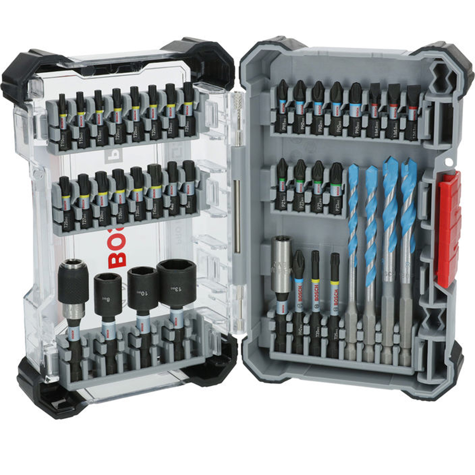 Bosch PRO Impact Schrauberbits und Multi Construction Bohrer Mixed Set 40-tlg. - 2608521U85