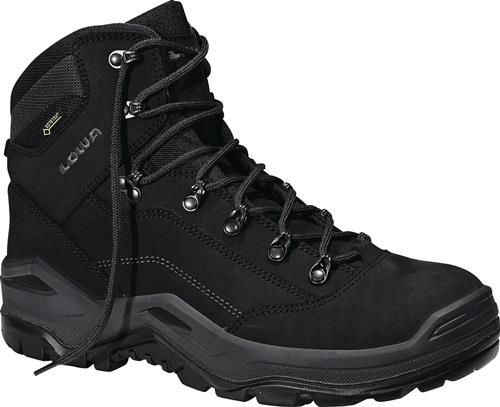 LOWA Sicherheitsstiefel Renegade Work GTX black Mid Größe 47 schwarz / schwarz - 5654-47