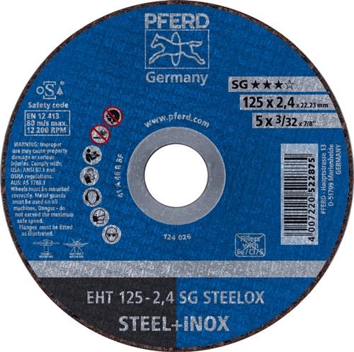 PFERD Trennscheibe SG STEELOX Ø 125 x 2,4 mm gerade - 61331432