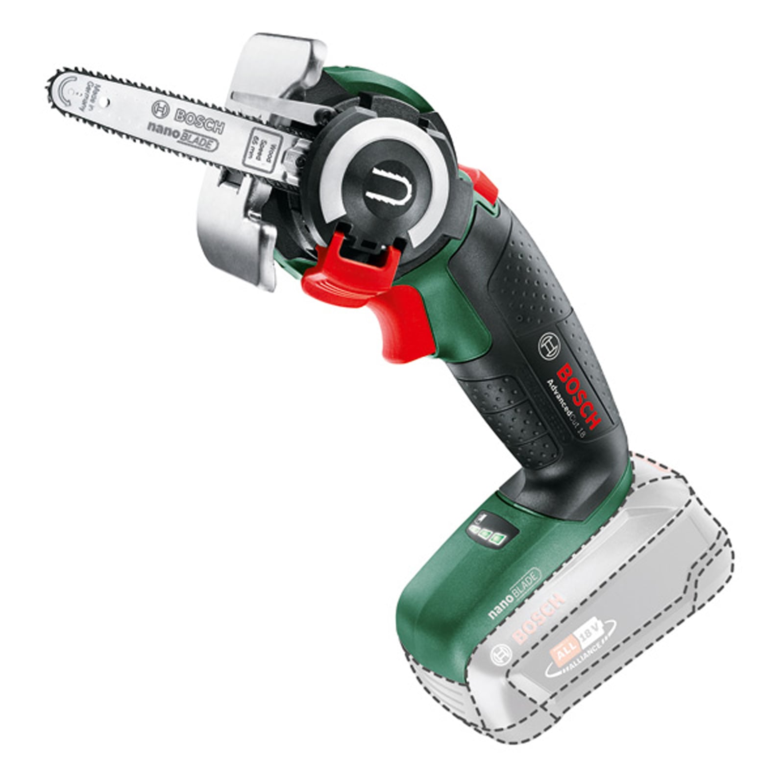 Bosch Akku-Säge AdvancedCut 18 mit NanoBlade-Technologie