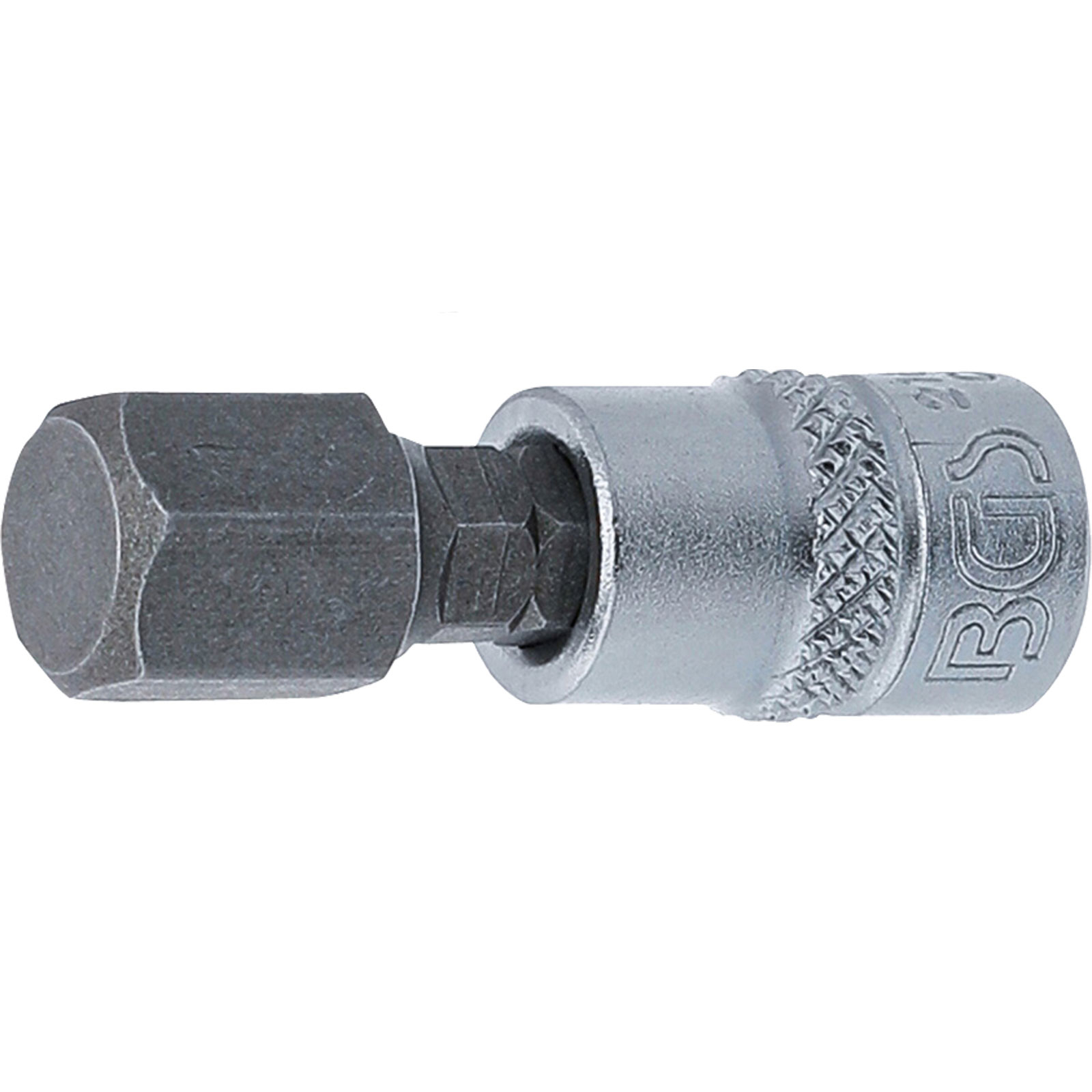 BGS Bit-Einsatz Antrieb Innenvierkant 6,3 mm (1/4") Innensechskant 10 mm - 2161-10