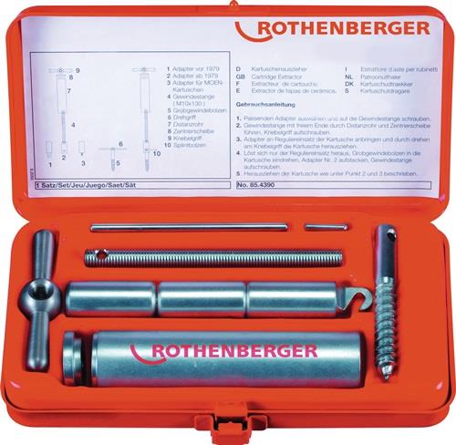 ROTHENBERGER Kartuschenauszieher-Set 9-teilig - 854390