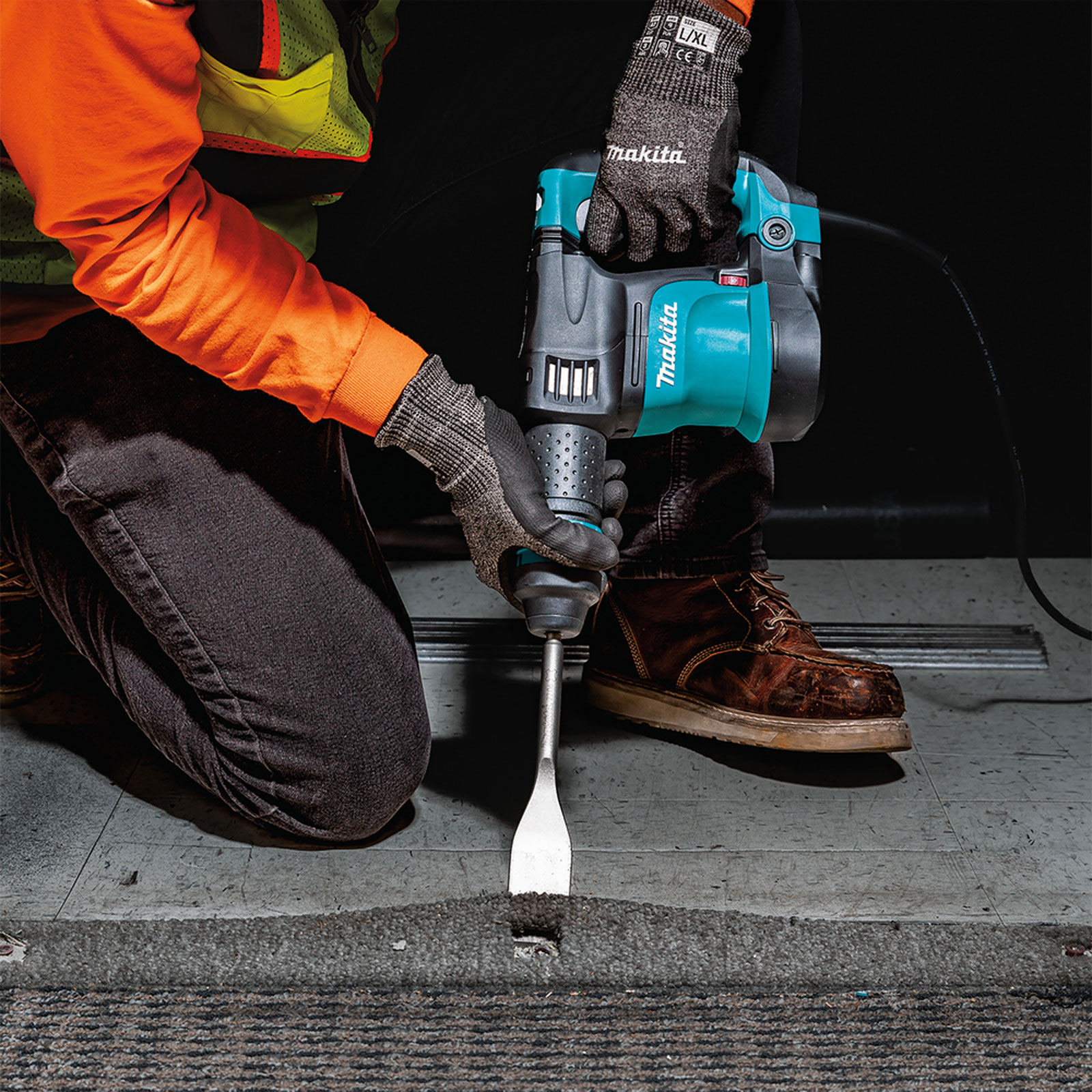 Makita HK1820 Leicht-Meißelhammer für SDS-PLUS 550 W im Koffer