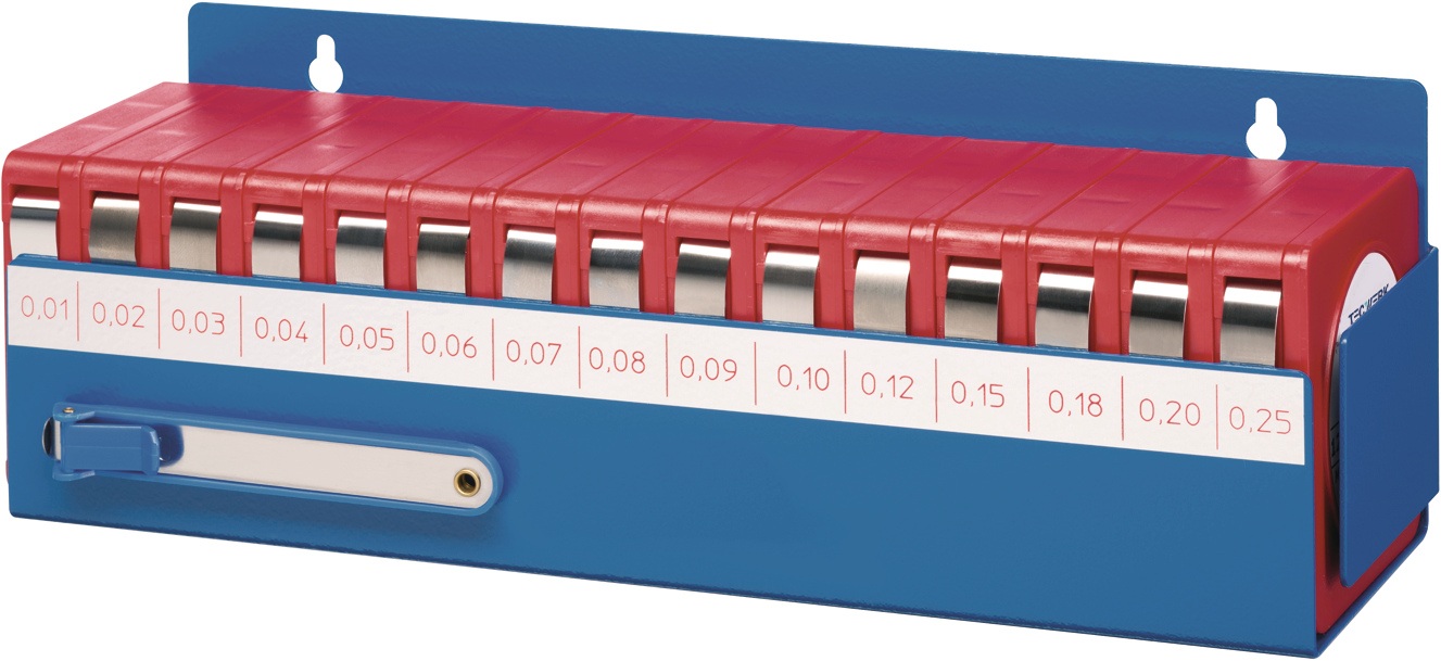 Fühlerlehrenbandset 0,01-0,25mm L.5m B.12,7mm TECWERK