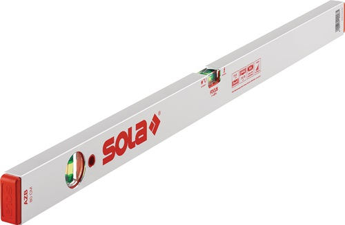 SOLA Wasserwaage AZB 80cm Alu.silber 0,5 mm/m 0,50 mm/m - 1011101