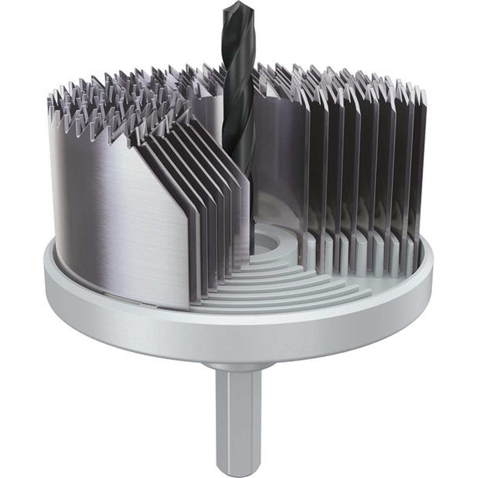 Bosch Wood and Drywall Lochsägen-Set mit Aufsteckhalter 25/32/38/44/51/57/63/68x28 mm - 2608594509