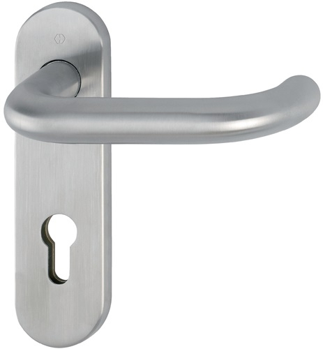 HOPPE Kurzschildgarnitur Paris E138/353KH VA F69 PZ rd Drückergrt - 10721047