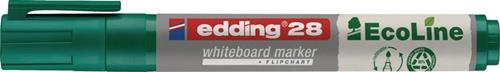 Whiteboardmarker 28 EcoLine grün Strich-B.1,5-3mm Rundspitze EDDING