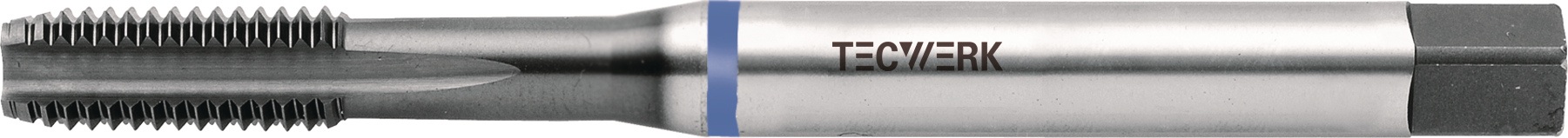 Maschinengewindebohrer DIN 371B VA M3x0,5mm HSS-Co TiCN 6H TECWERK