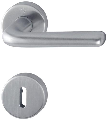 HOPPE Rosettengrt.Hel.E1730Z/17KV/17KVS VA F69 rd.OB DIN L/R D/D - 3032876