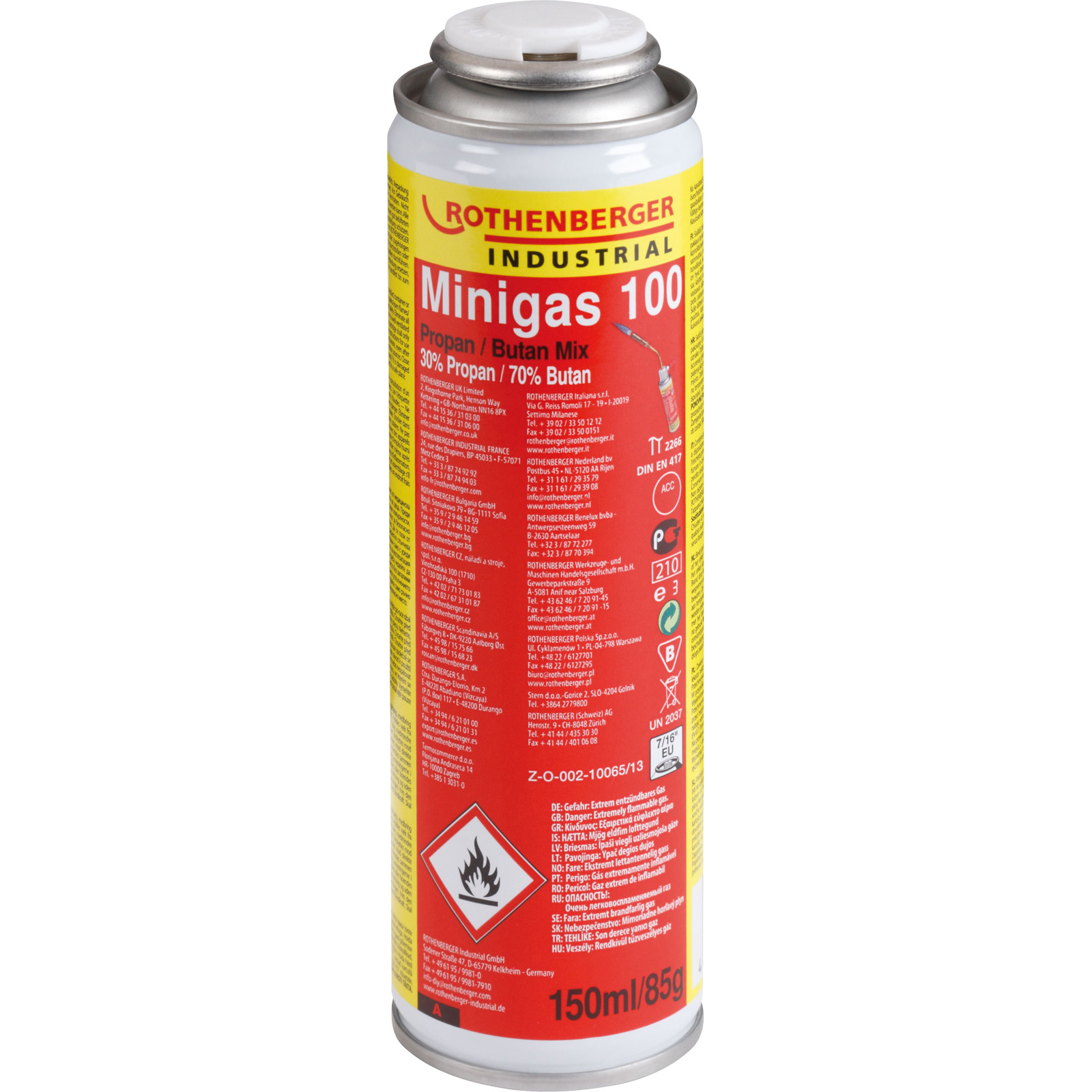 ROTHENBERGER Industrial Minigas 100 150 ml  - 35504