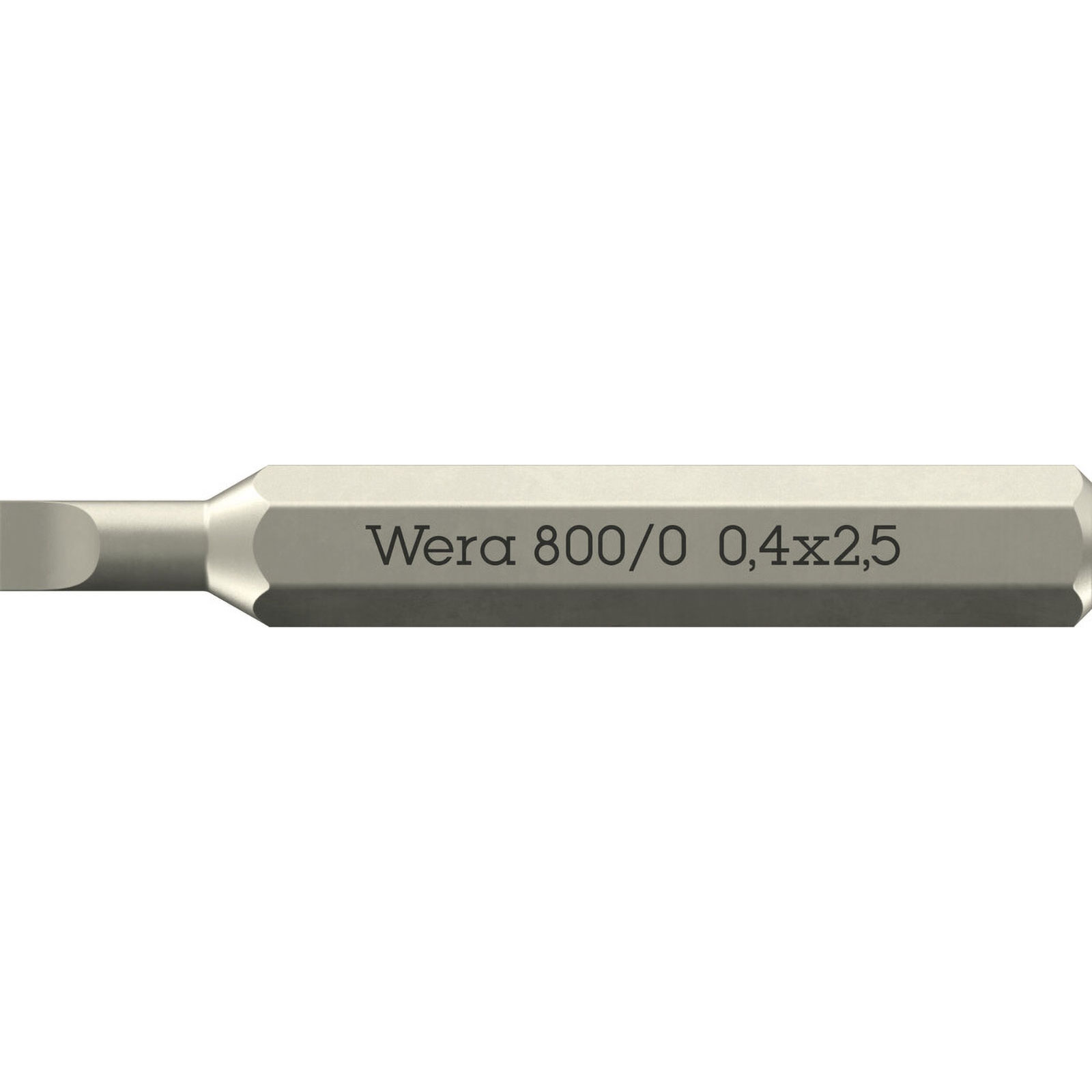 Wera 800/0 Micro Bits für Schlitzschrauben - 05058101001