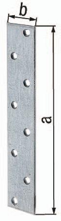 GAH Alberts Flachverbinder L 170 mm B 30 mm S 3 mm Stahl sendzimirverzinkt - 333904