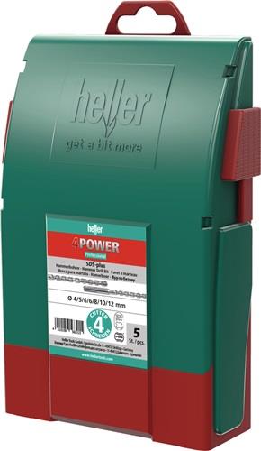 heller Hammerbohrersatz 4Power 7tlg. SDS-plus - 29199