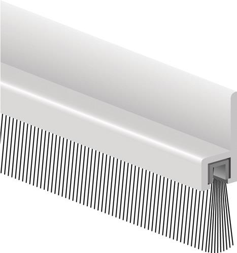 Ellen Bürstendichtung L.1.000mm B.7mm Gesamt-H.30mm m.strapazierfähiger Bürs - 308201