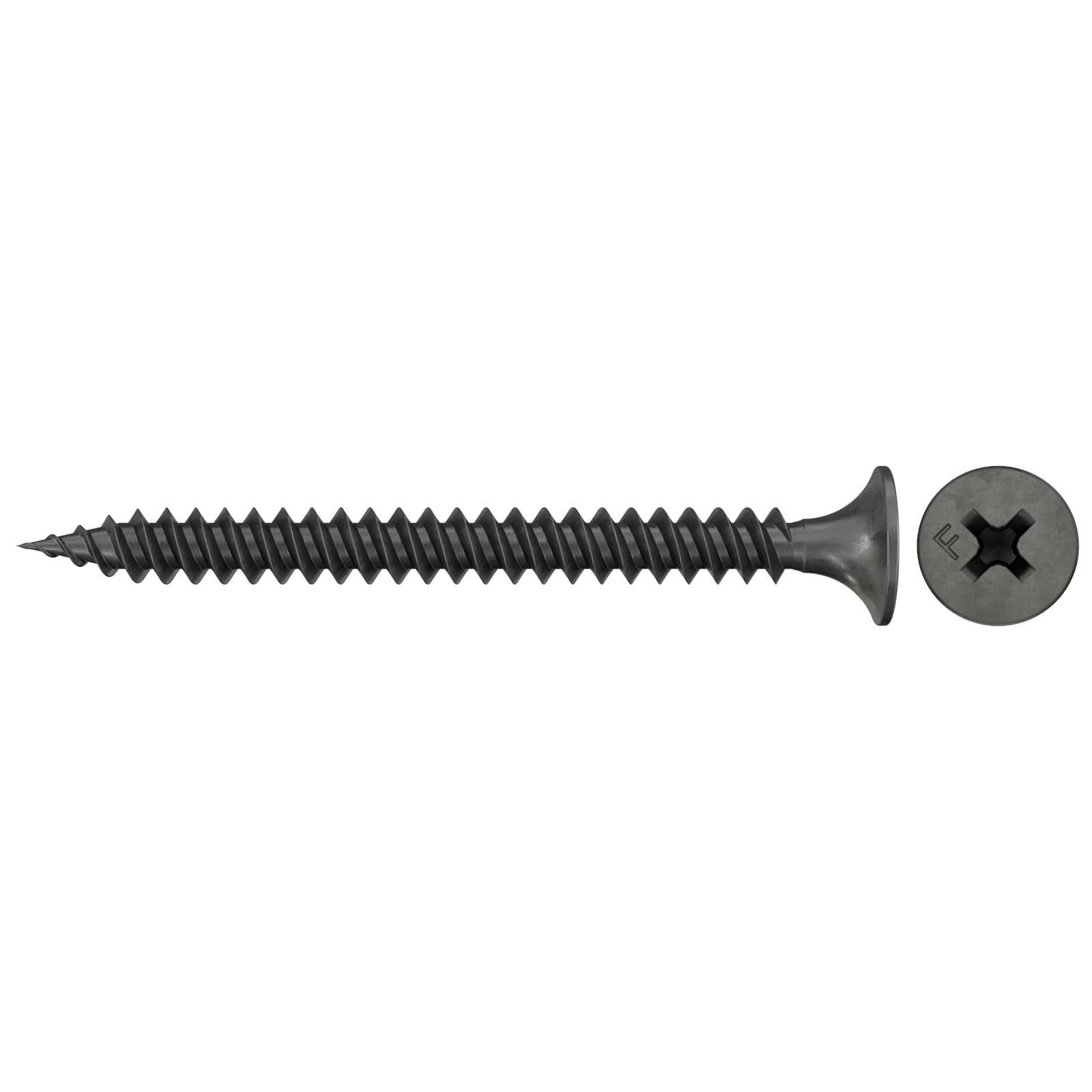 fischer Schnellbauschraube 3,9 x 45 Trompetenkopf Feingew. Kreuzschlitz PH schwarz phosphatiert - 577754