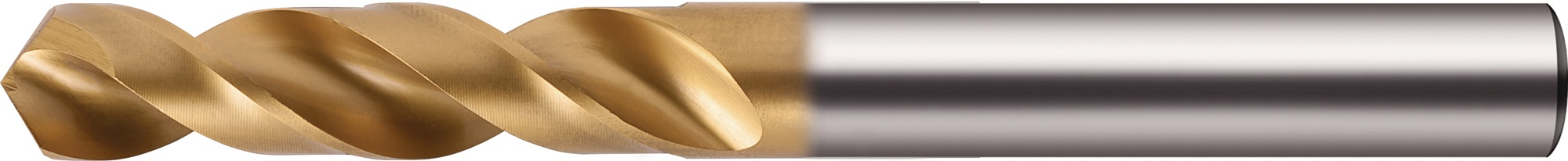 Spiralbohrer DIN 1897 Typ UNI D.1,6mm HSS-Co TiN Zyl.schaft ext.kurz TECWERK