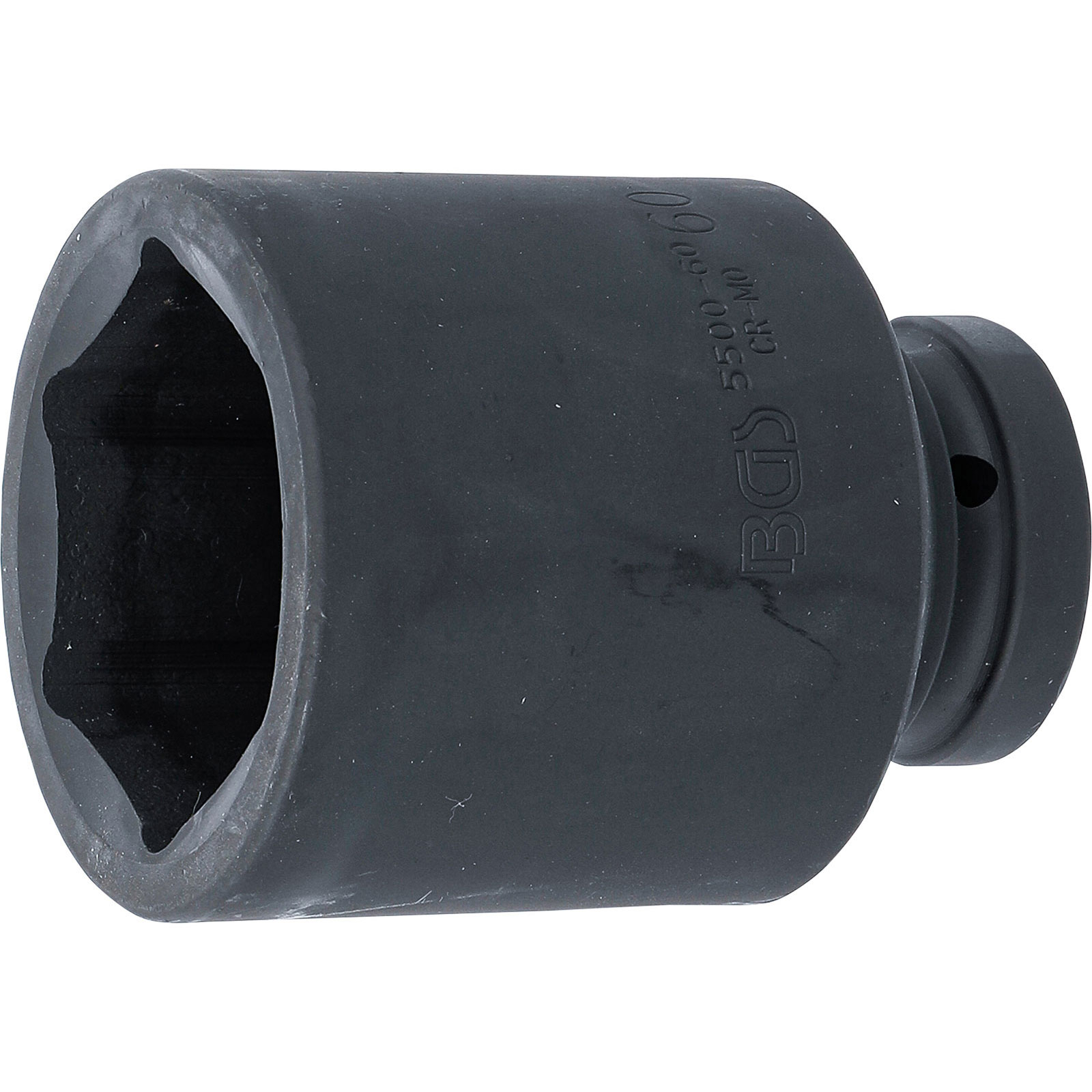 BGS Kraft-Steckschlüssel-Einsatz Sechskant tief Antrieb Innenvierkant 25 mm (1") SW 60 mm - 5500-60
