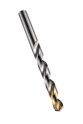 Spiralbohrer DIN 338 TypN A002 D.25/64 " HSS profilgeschl.Blank/TiN Zyl.schaft
