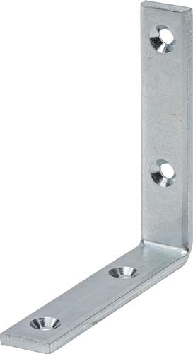 VORMANN Winkel sta.L.100 mm B.20 mm S.5 mm STA blau verz.Loch-D.5 mm - 000182100Z