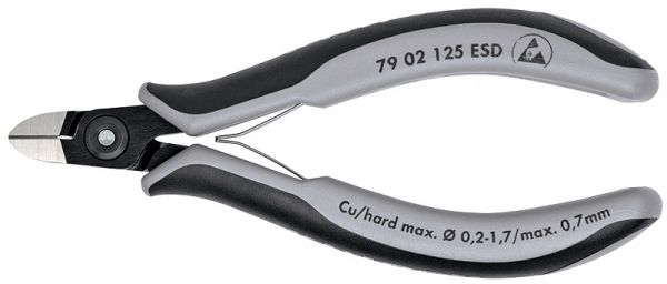 Knipex Präz.-Elek.-Seitenschneider -7902125ESD