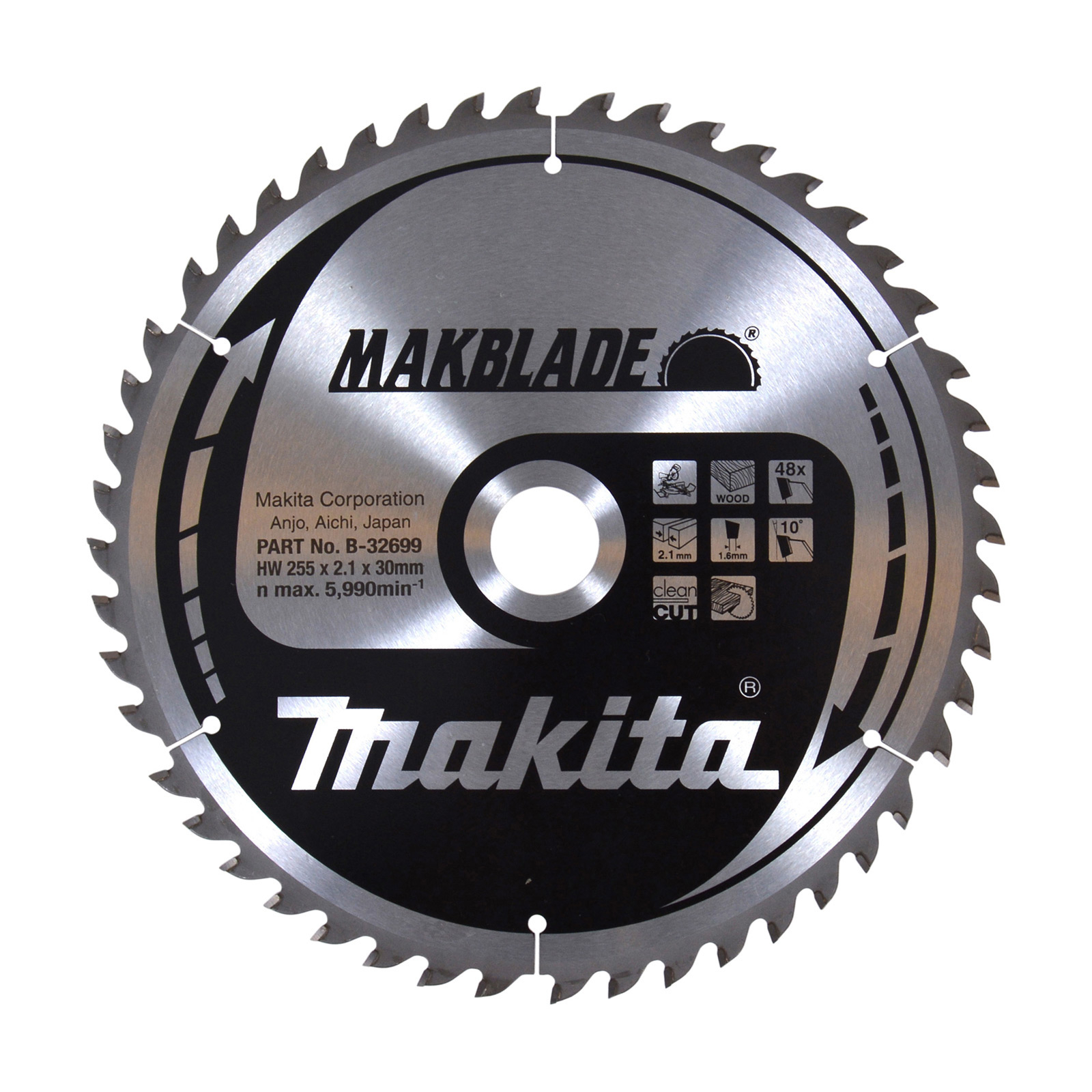 Makita MAKBLADE Sägeblatt 255x30x48Z - B-32699