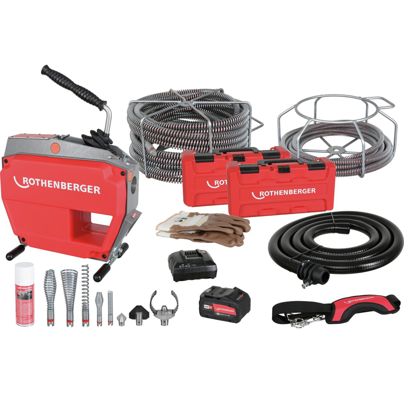 ROTHENBERGER R600 VarioClean + Spiral/Werkzeugset - 1000003346