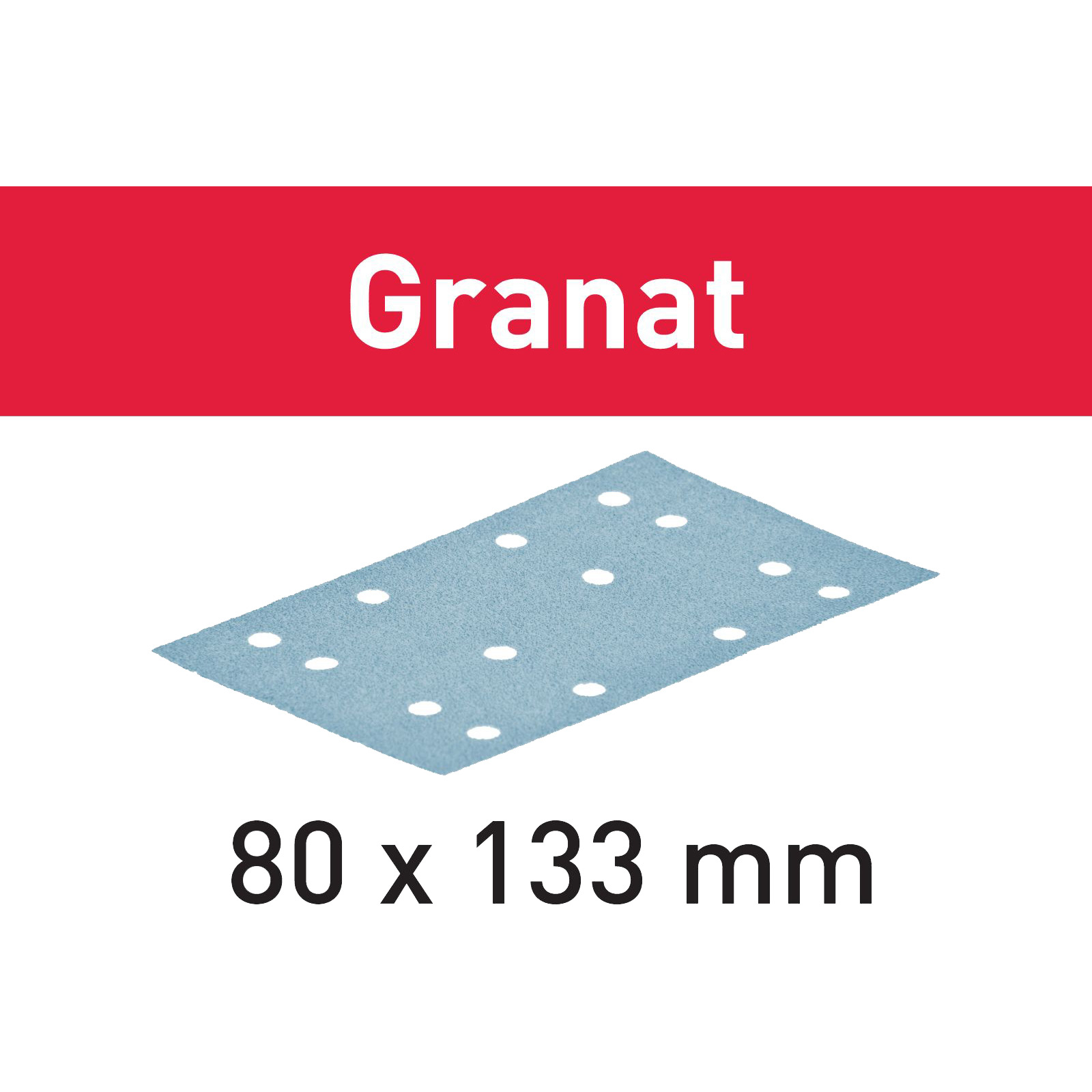 Festool 50x Schleifstreifen Granat STF 80x133 P80 GR/50 - 497119