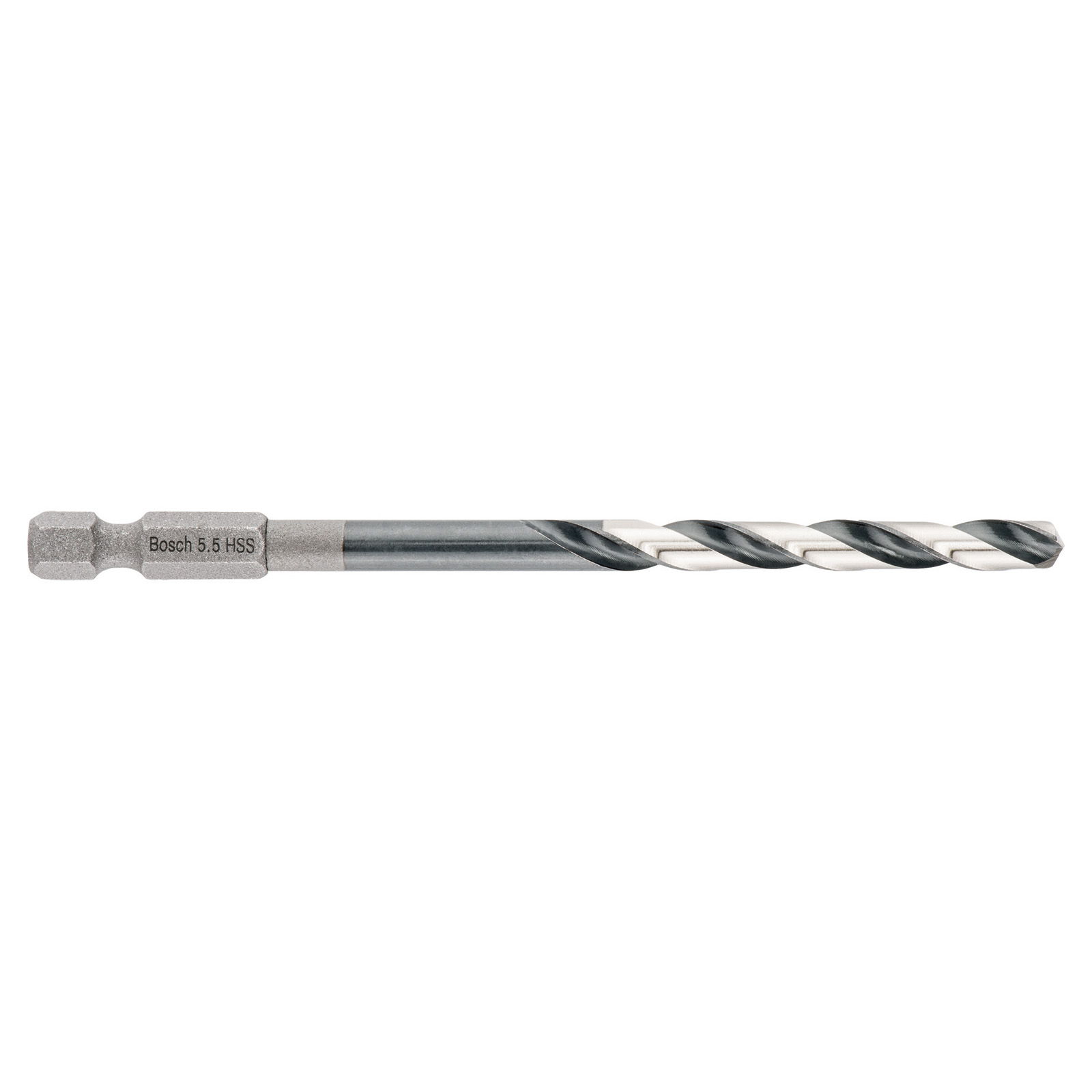 Bosch 1x HSS Spiralbohrer Impact Control mit Sechskantschaft 5,5 x 57 x 98 mm - 2608577057