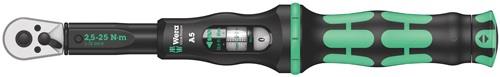Wera Drehmomentschlüssel Click-Torque A 5 1/4" 2,5 - 25 Nm - 5075604001