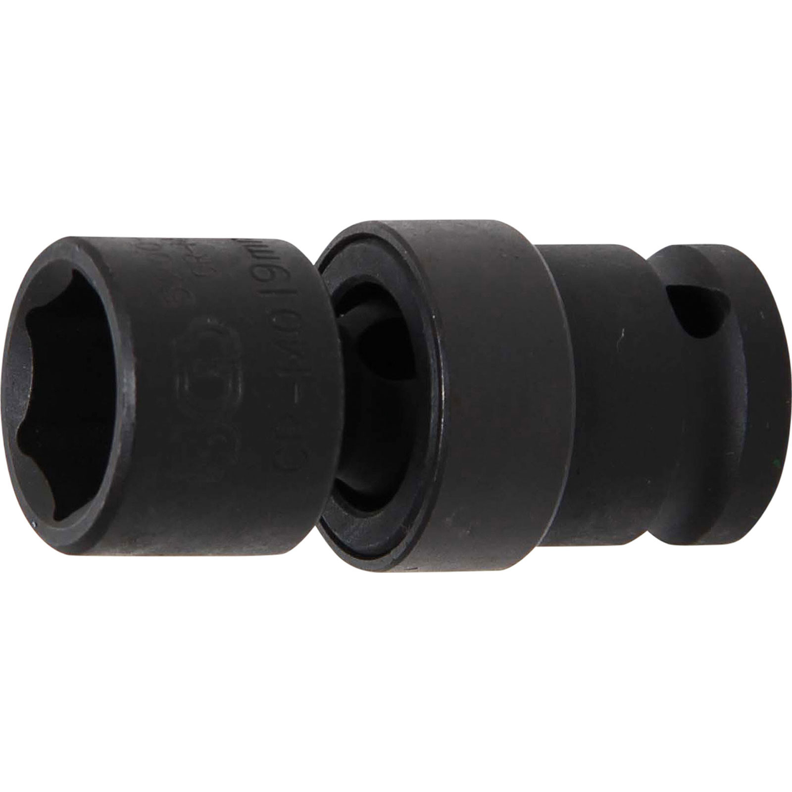 BGS Kraft-Kugelgelenk-Einsatz Antrieb Innenvierkant 12,5 mm (1/2") SW 19 mm - 5200-19