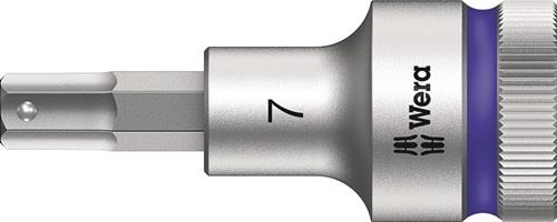 Wera Steckschlüsseleinsatz 8740 C HF 1/2" SW 7 mm Länge 60 mm - 5003823001