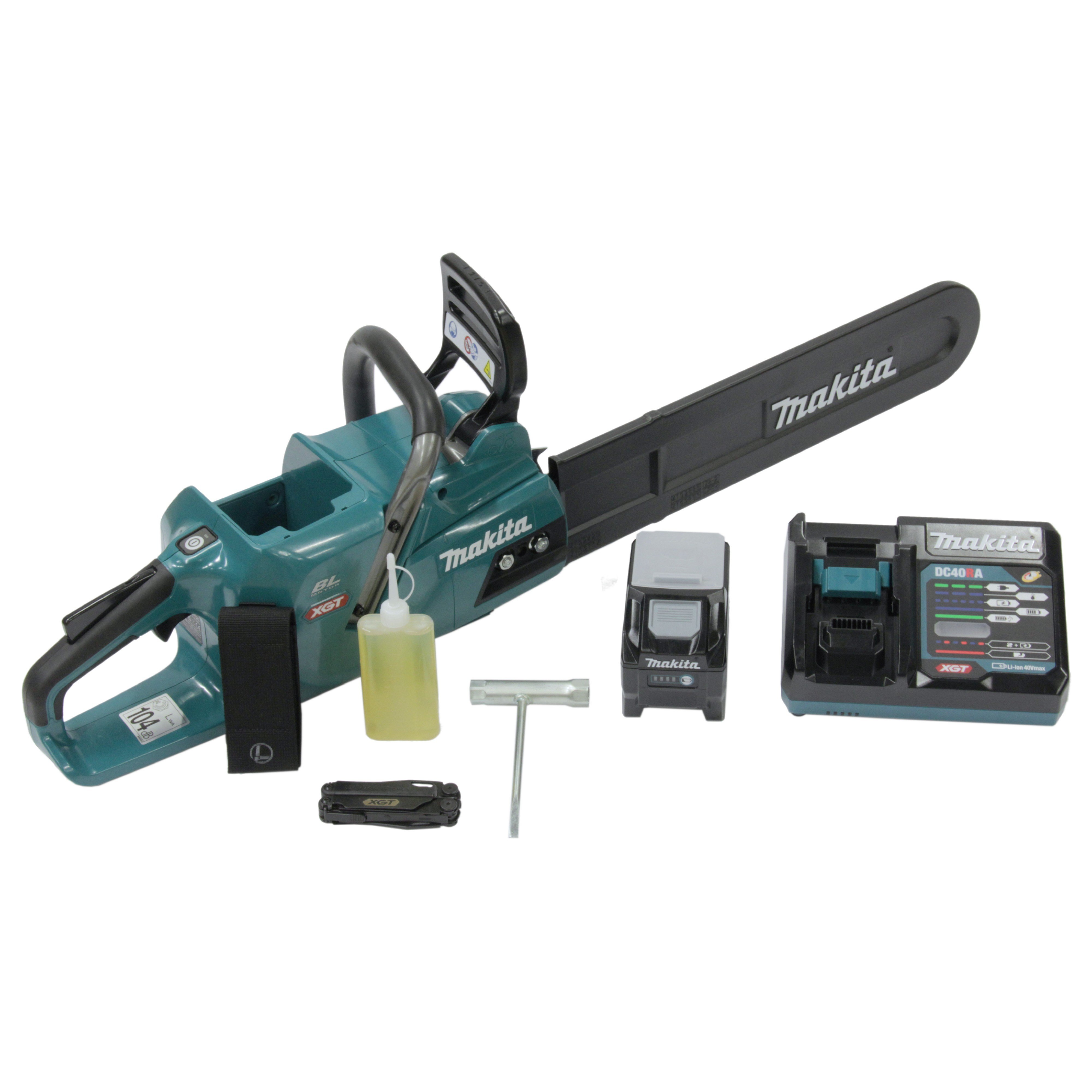 Makita UC012GT103 Akku-Kettensäge 40V max. / 1x 5,0 Ah Akku + Schnellladegerät + Wave