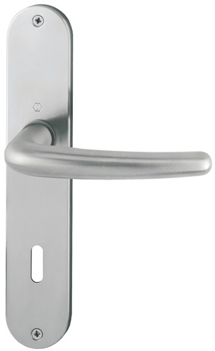 HOPPE Langschildgarnitur Den.E1310Z/302 VA F69 OB 72mm DIN L/R - 2820918