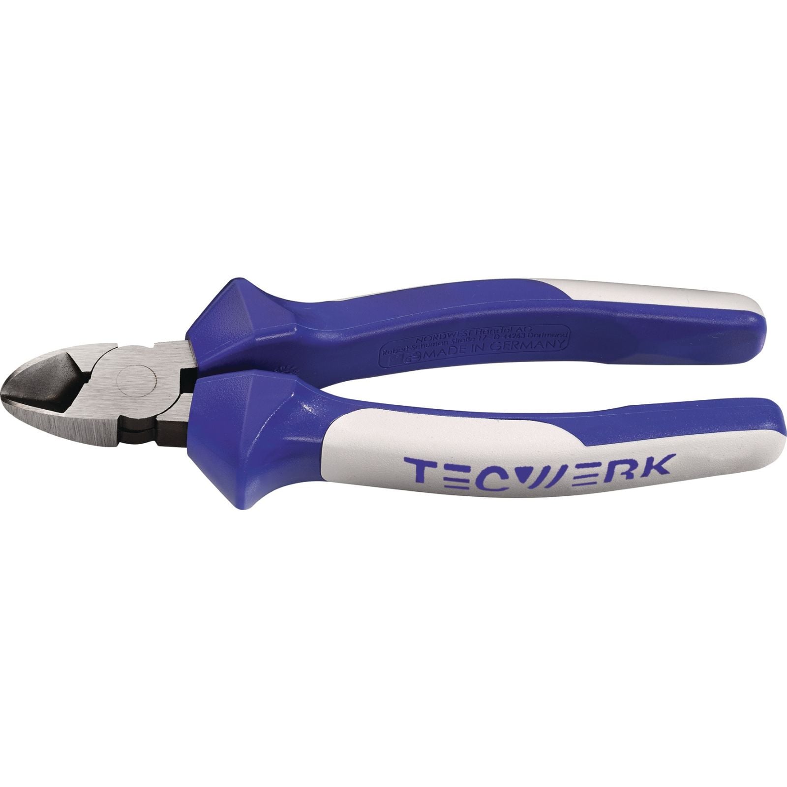 Seitenschneider L.130mm Kopf pol.Mehrkomp.-Hüllen TECWERK