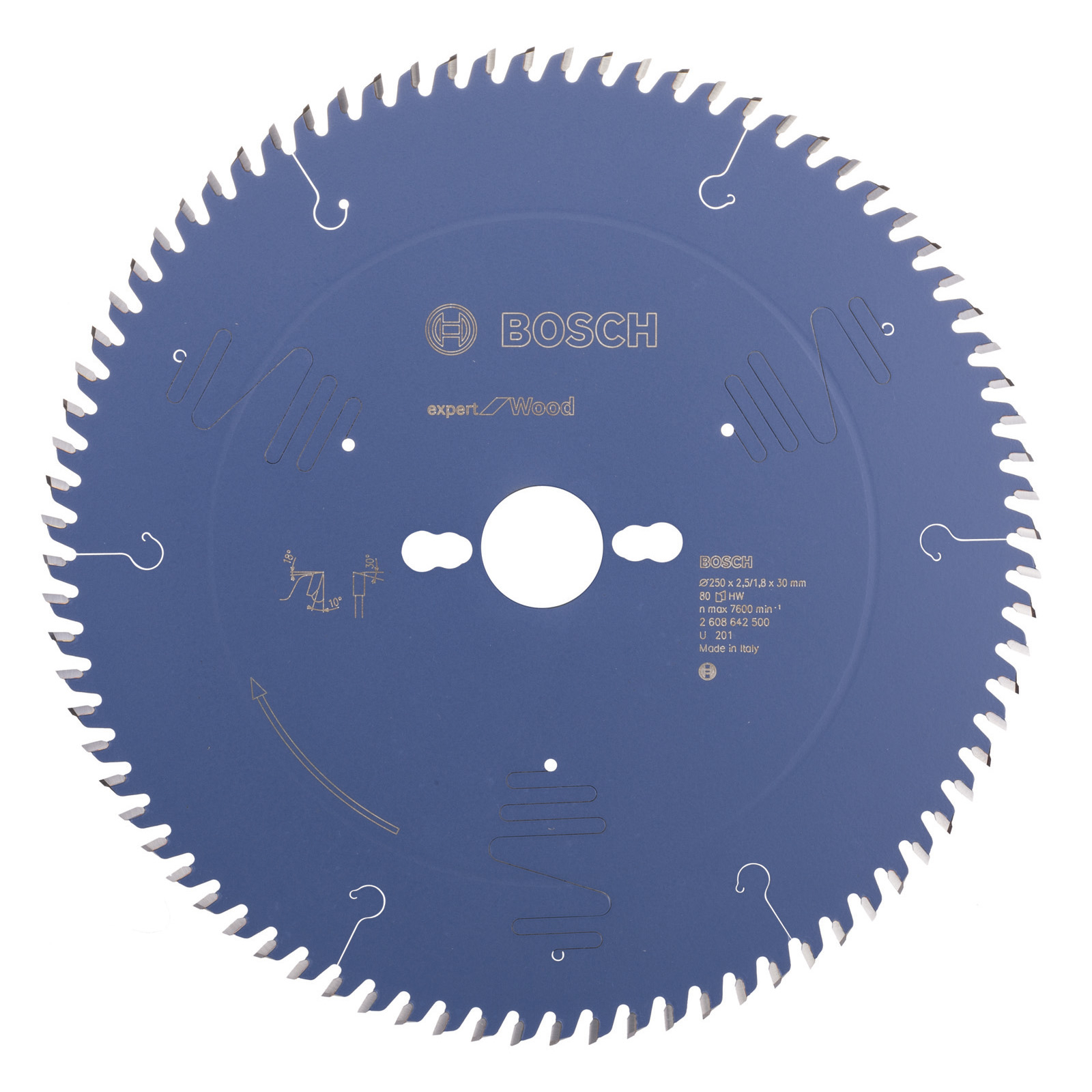 Bosch Kreissägeblatt Expert for Wood für Tischkreissägen 210 x 2,5 x 30 mm 24 - 2608642500