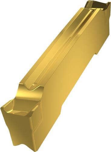 Wendeschneidplatte ISO GL3-D300G02L12-PR:G8330 Breite 3mm PVD beschichtet Gold