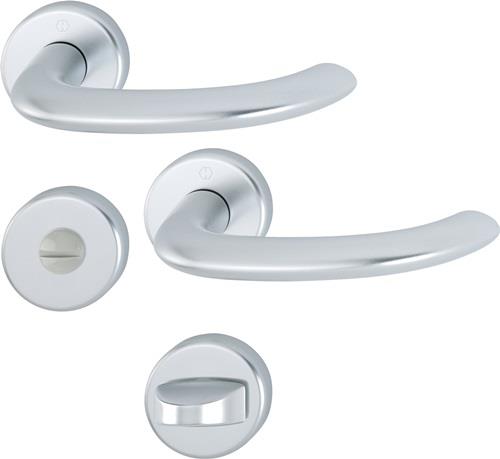 HOPPE Rosettengrt.Mar.1138/42KV/42KVS Alu.F1 rd.SK/OL DIN L/R D/D - 2782042