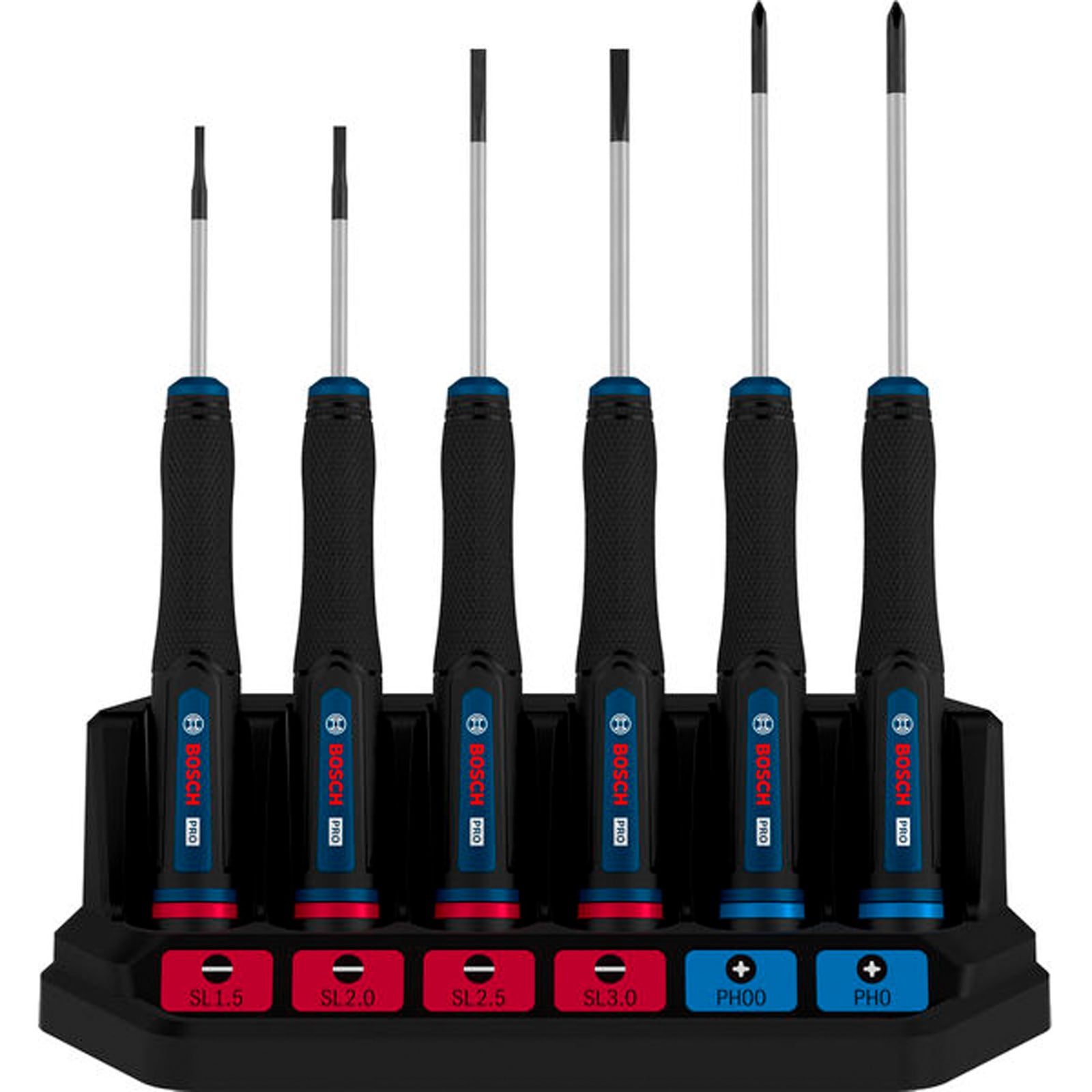 Bosch PRO Präzisionsschraubendreher-Set PH/SL, 6-tlg. - 1600A039PL