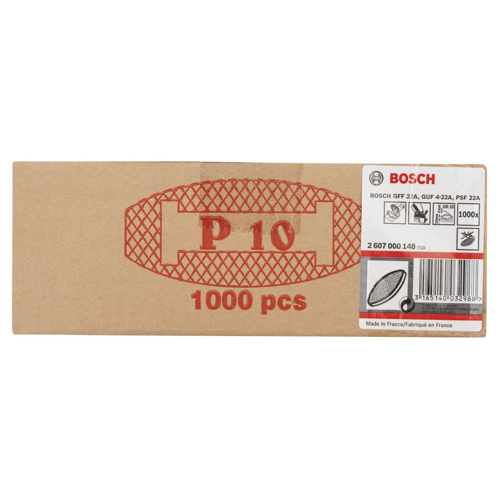 Bosch 1.000x Flachdübel, 55 x 19 x 4 mm - 2607000148