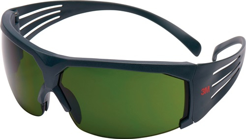 3M Schweißerbrille SecureFitSF600 EN 166 PC Bügel grau Scheibe grün IR 3,0 - 7100112724