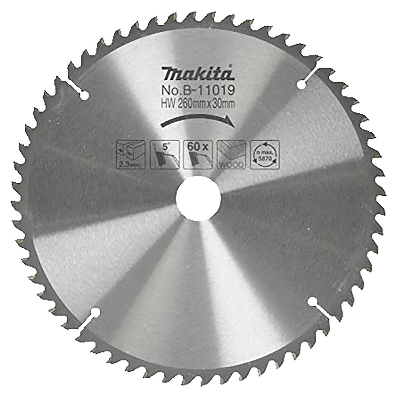 Makita HM-Sägeblatt 260x30x60Z - B-11019