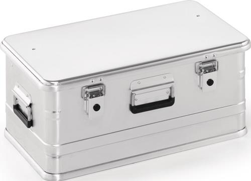 Aluminiumbox mit Klapphebelverschlüssen mit Bohrungen L 582 x B 385 x H 262 mm 47 l - C47