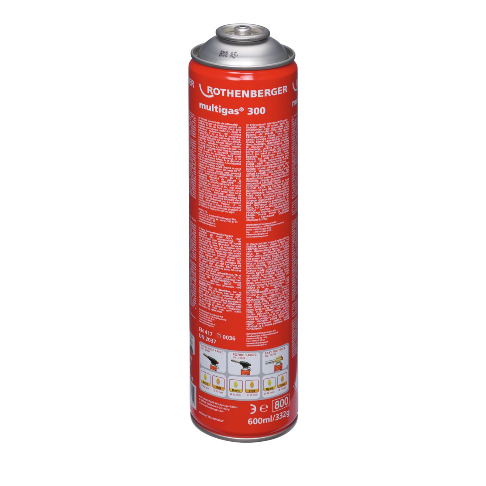 ROTHENBERGER Multigas 300, 7/16"-EU, Version B  - 035510-B