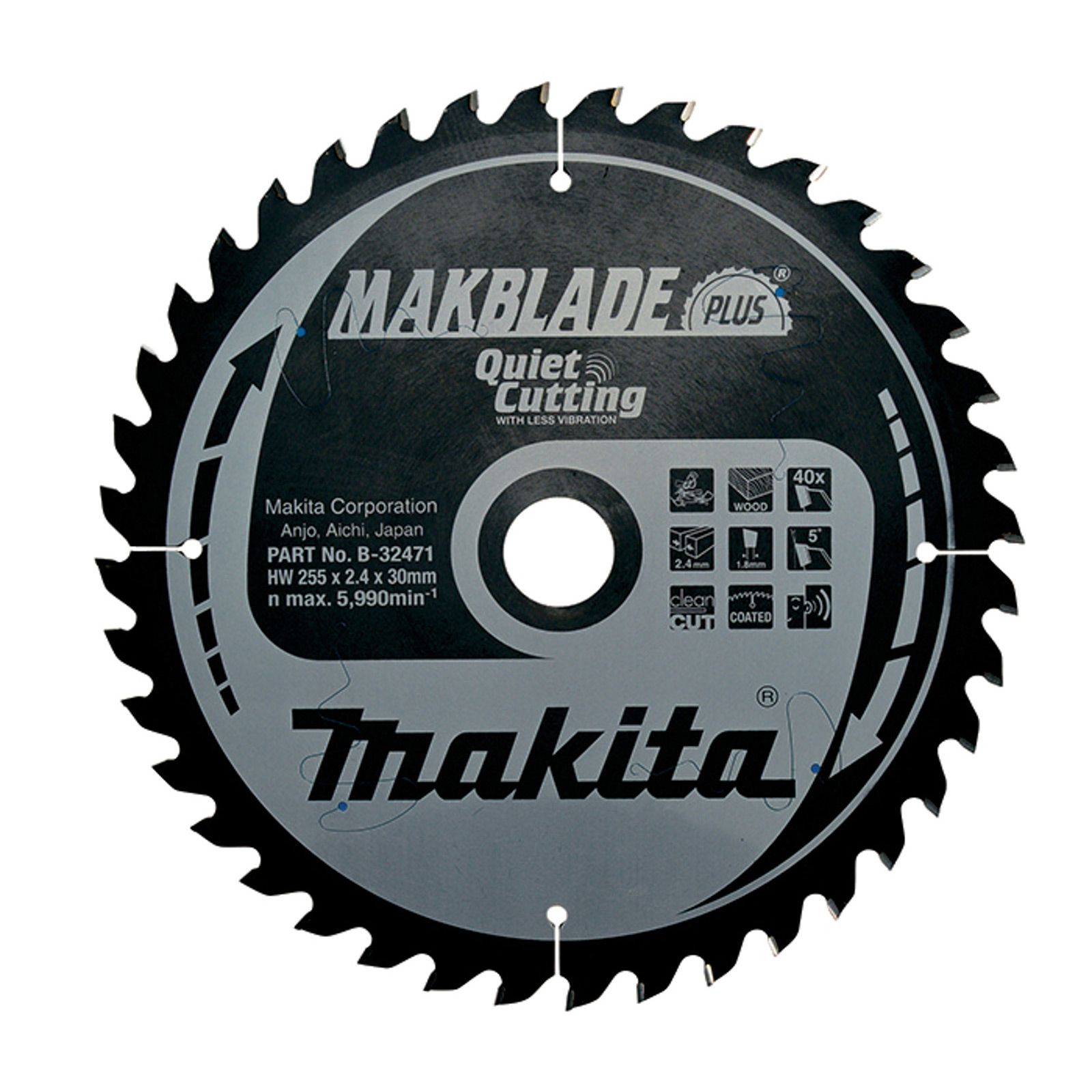 Makita MAKBLADE Sägeblatt 255x30x40Z - B-32471