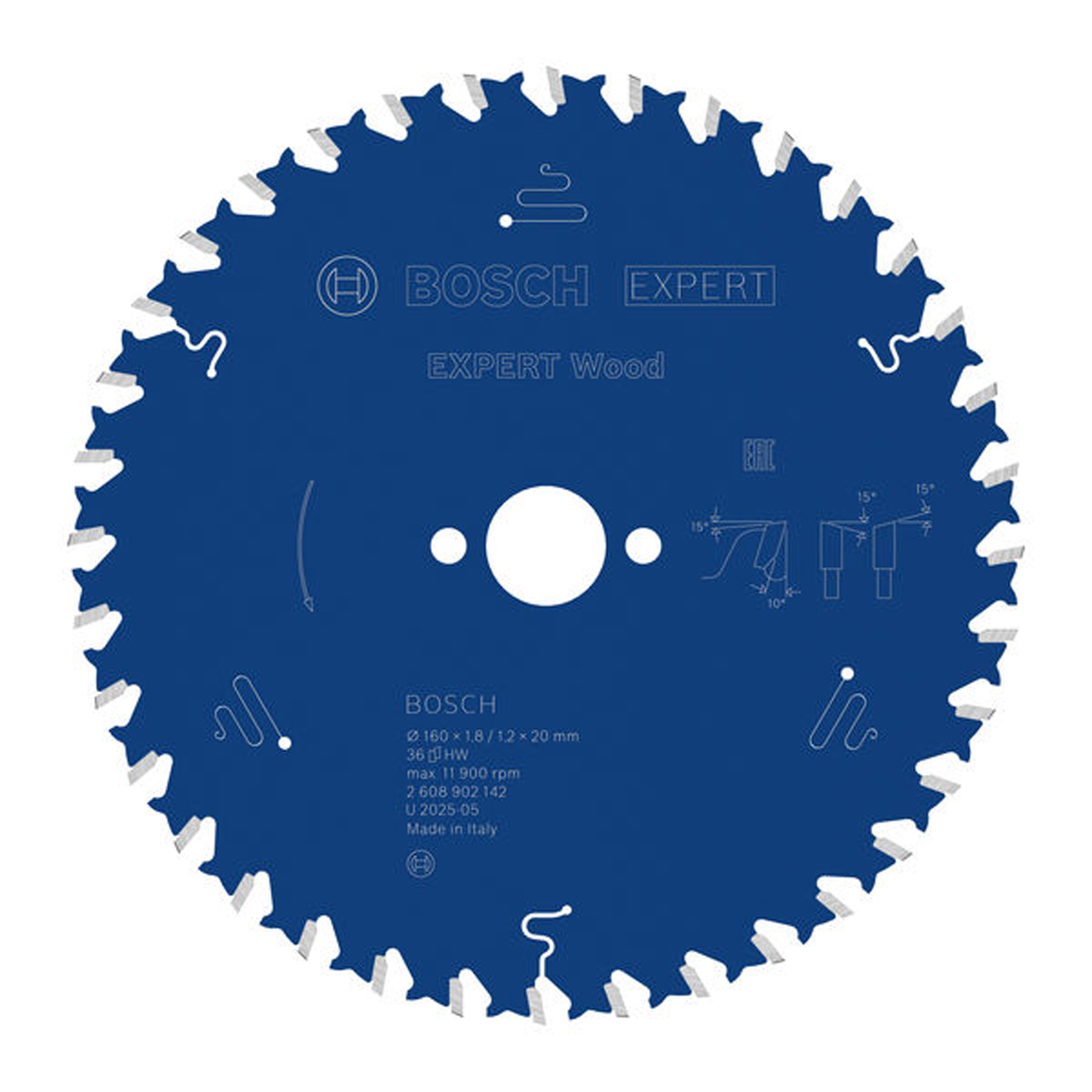Bosch EXPERT Wood Kreissägeblatt 160x1,8x20 mm Z36 - 2608902142