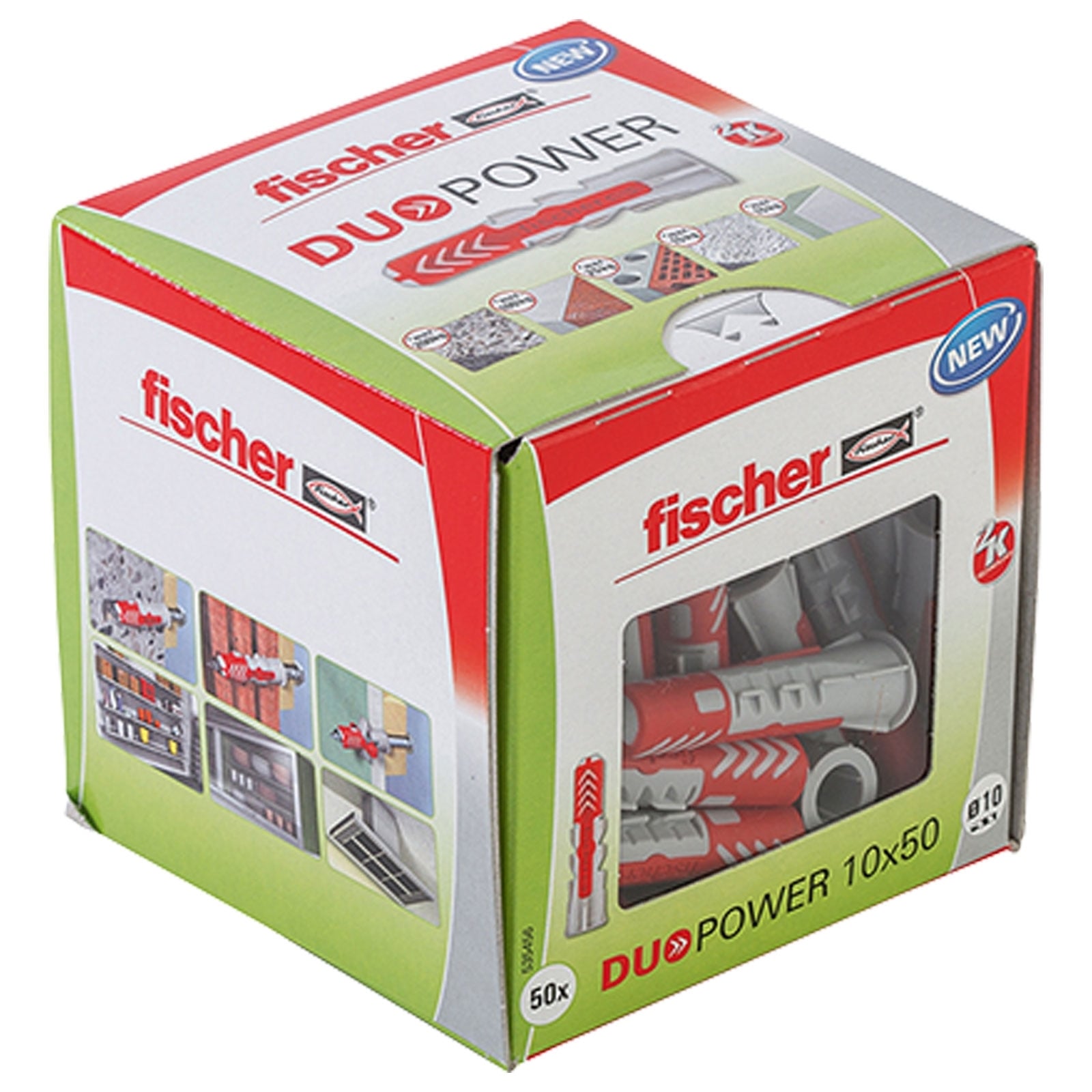 Fischer 50x DUOPOWER 10 x 50 mm - 535456
