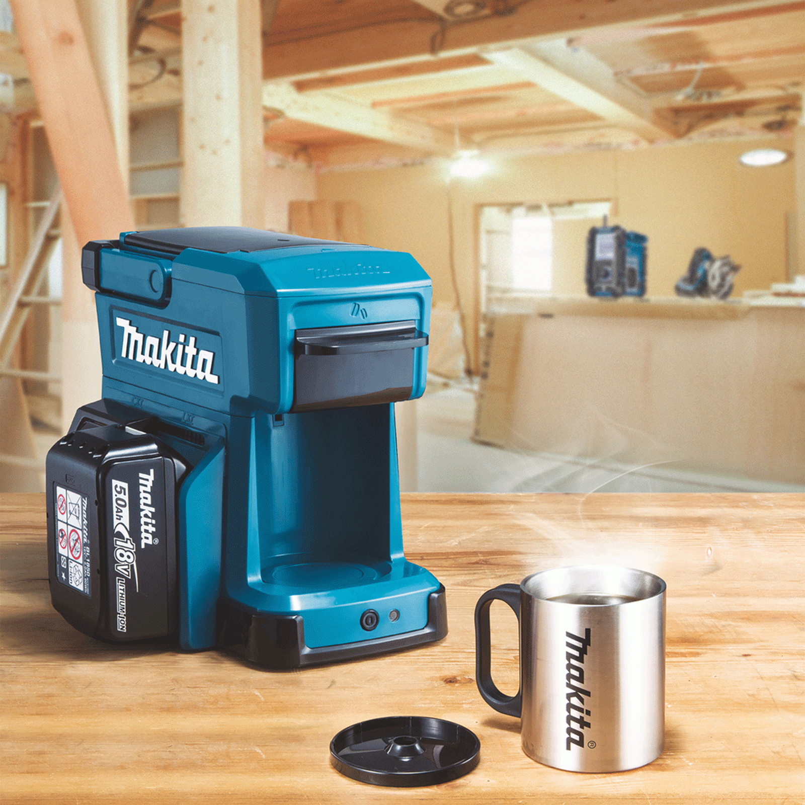 Makita DCM501Z Akku-Kaffeemaschine 12 V / 18 V Solo