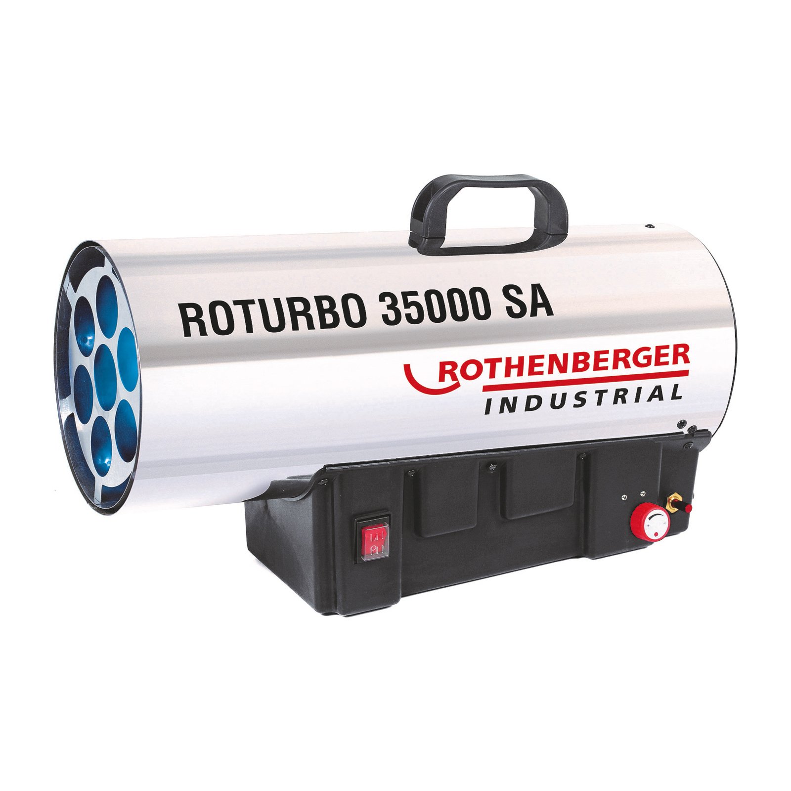 ROTHENBERGER Industrial Heizkanone ROTURBO 35000SA mit Piezo inkl. Schlauch & Regler - 1500000364