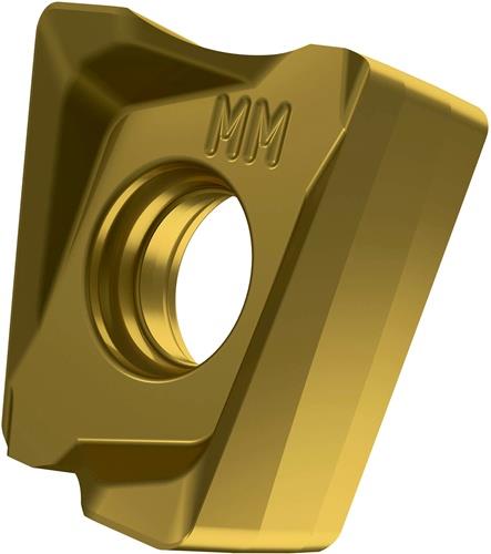 Fräswendeschneidplatte ISO LNGX 120508SR-MM:M8340 D.4,5mm PVD beschichtet Gold